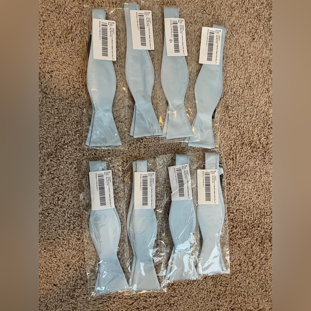 Azazie Sky Blue Bowties